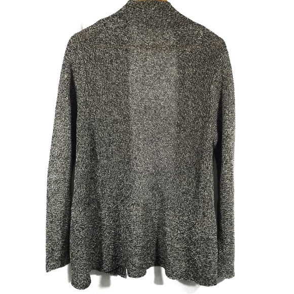 Eileen Fisher 100% Linen Open Front Cozy Cardigan - Picture 2 of 5